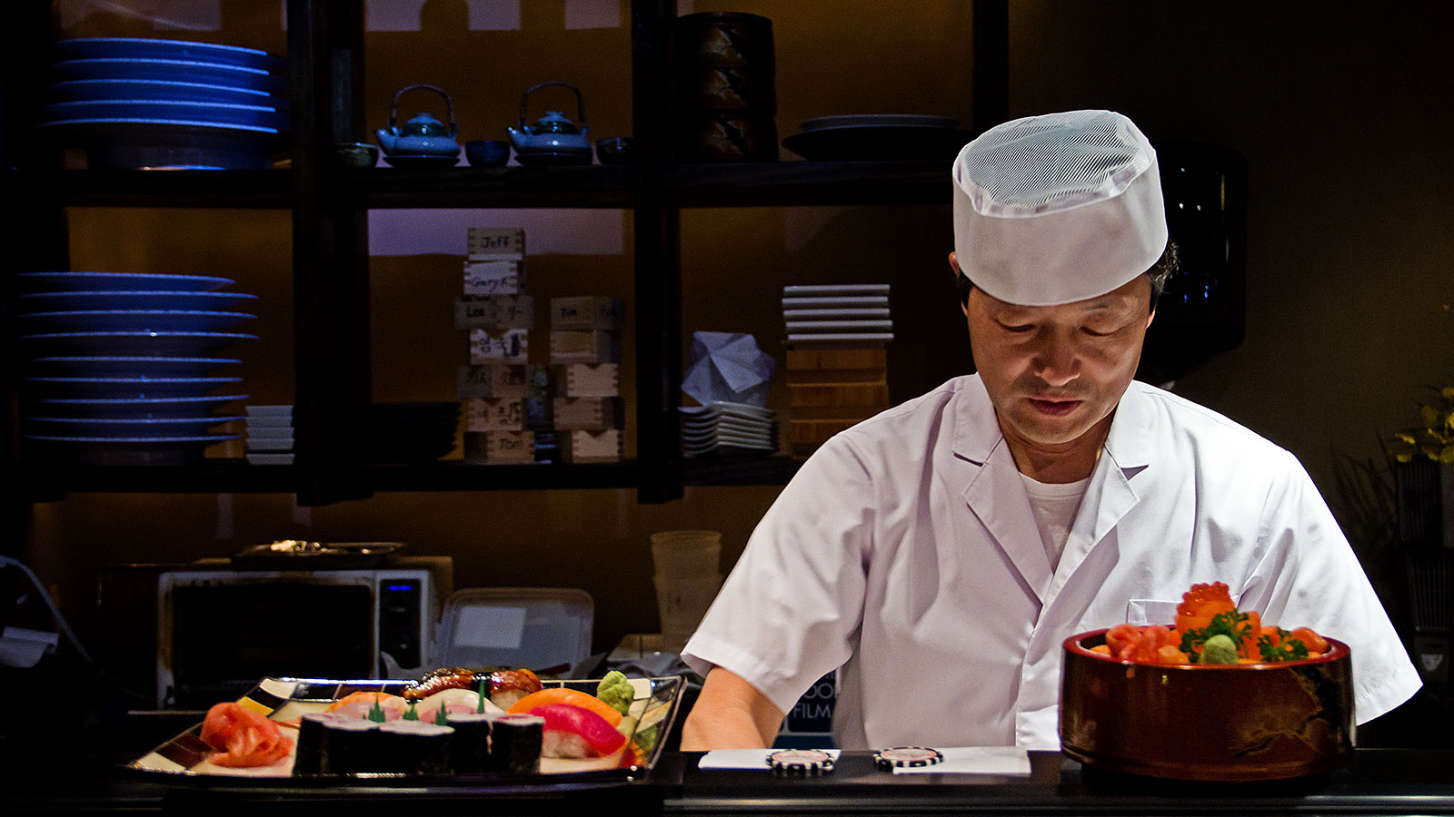 sushi chef knife handling practices sharpening