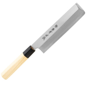 Sakai Takayuki deba single bevel Tokojou White Steel japanese kitchen knife usuba 180mm