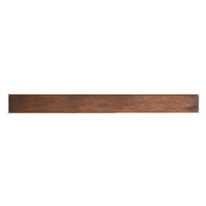 Wall Mounted Magnetic Wood Knife Rack - Copper Walnut 50cm