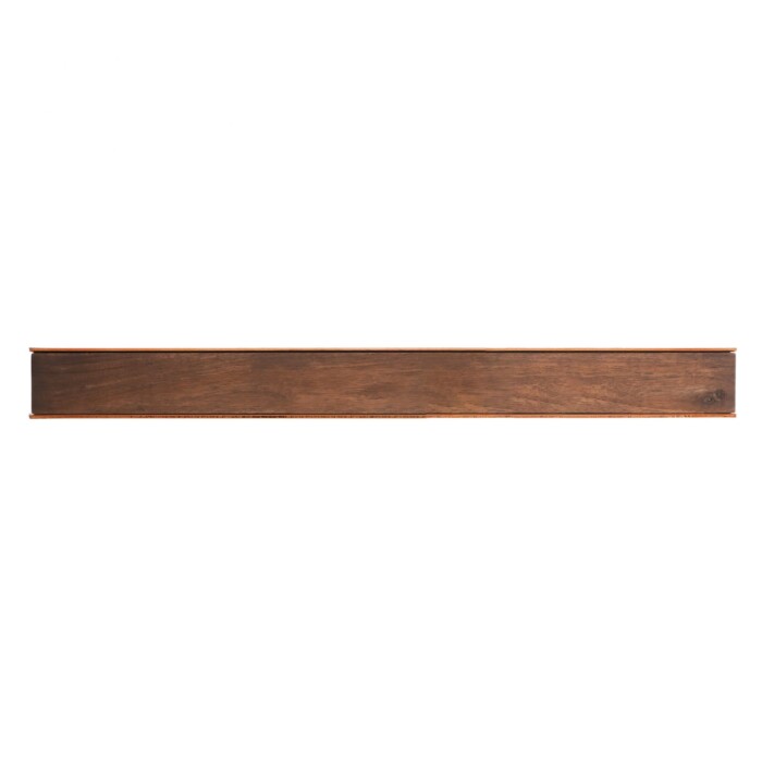 Magnetischer Holz-Messerhalter für die Wandmontage - Kupfer-Nussbaum 50cm
