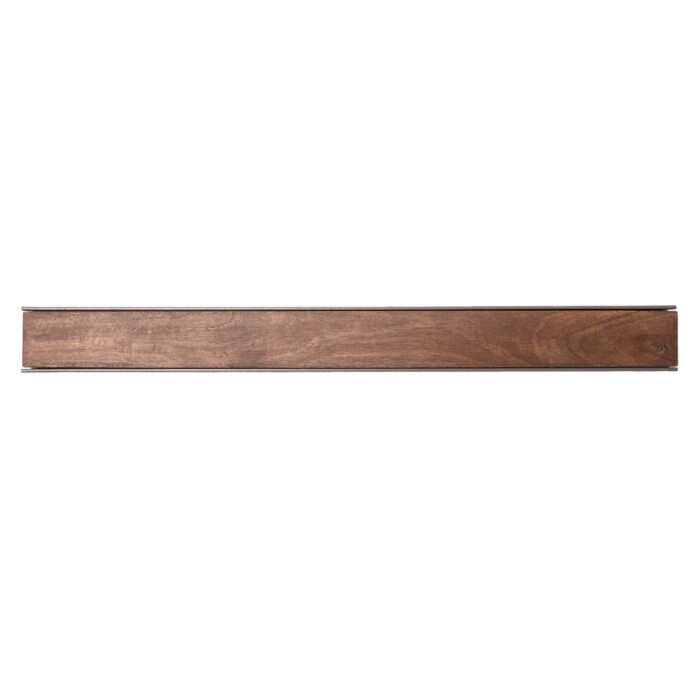Magnetischer Holz-Messerhalter für die Wandmontage - Stahl Walnuss 50cm