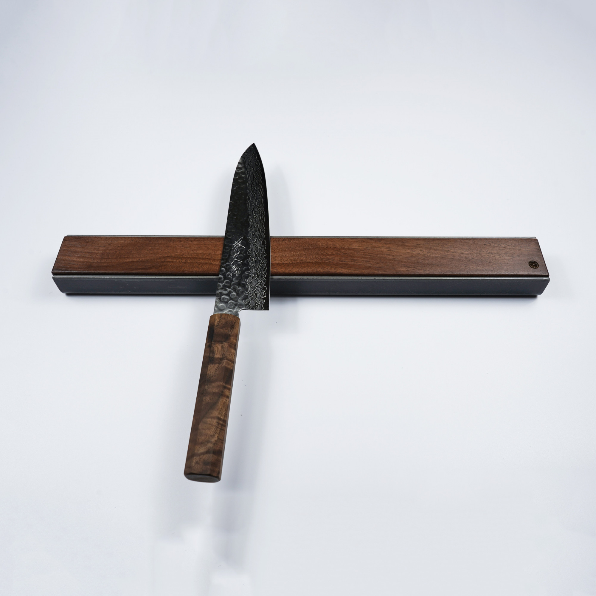 Wall Mounted Magnetic Wood Knife Rack Kitchen Premium wood steel