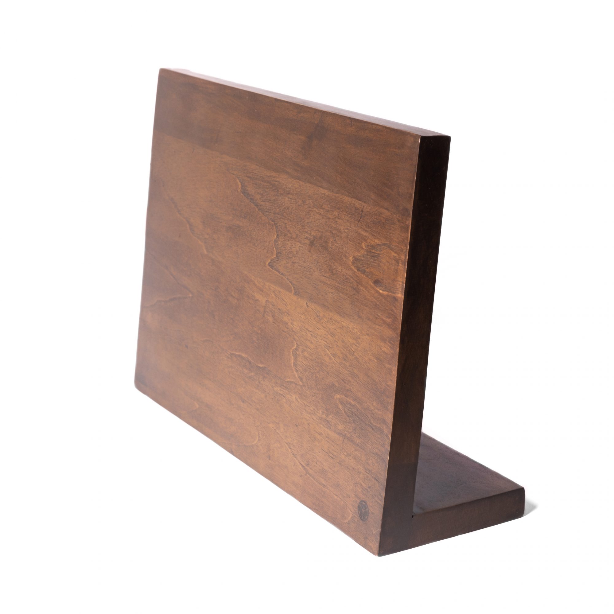 wooden walnut magnetic knife stand storage