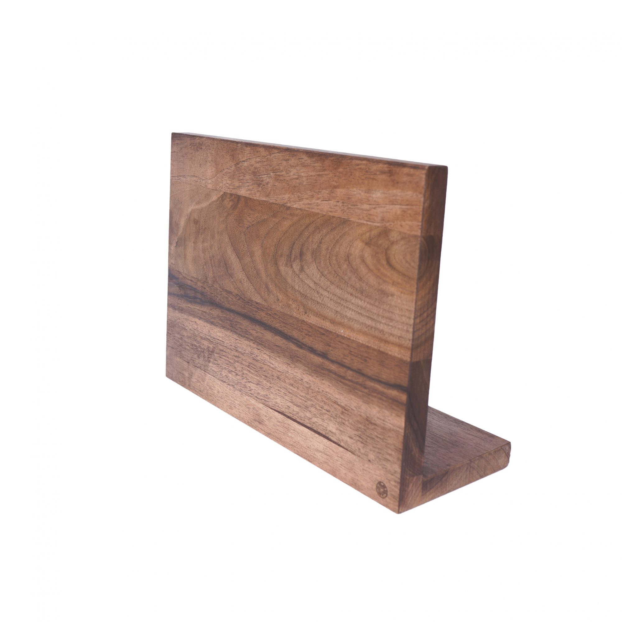 Wooden Magnetic Knife Stand Block - Walnut