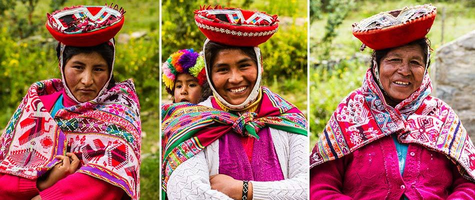 Llicilas are intricately woven and colorfully decorated for festivals and other special occasions, during which women may wear multiple layers of Llicilas