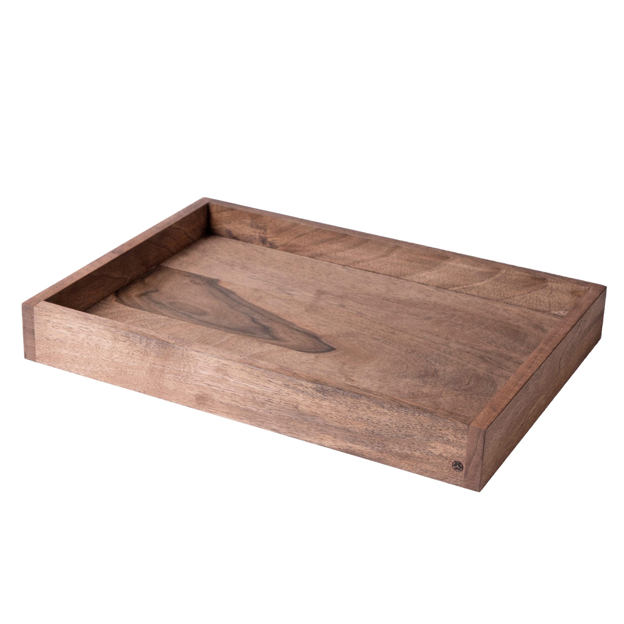 Signature Wooden Tray – Walnut Small
