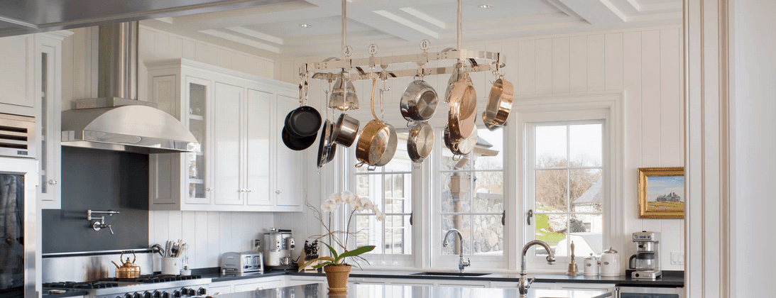 Hang Pots And Pans From The Ceiling