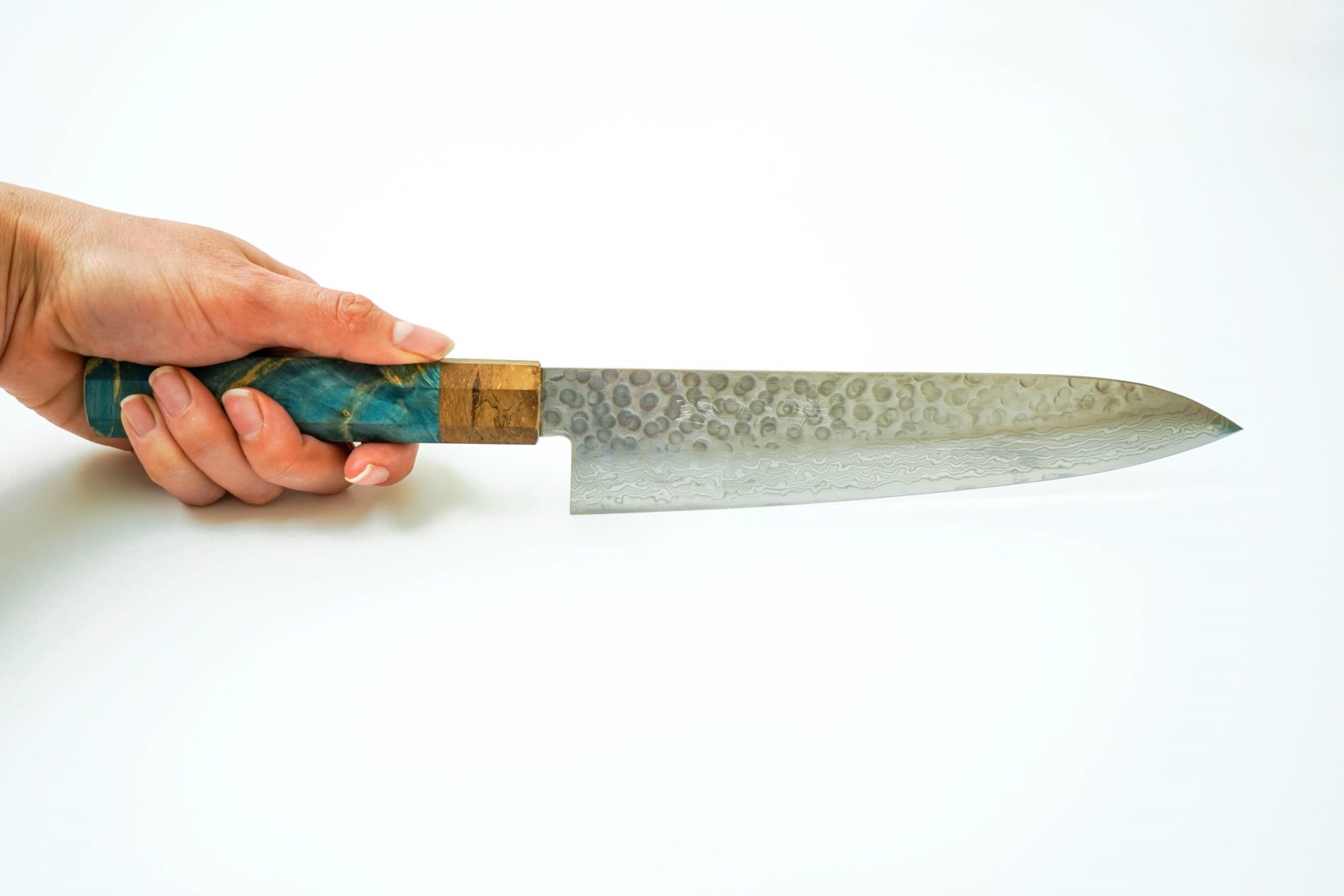 Signature Japanese Kitchen Knives by Sakai Kyuba - Chef's Knife 210mm Blue