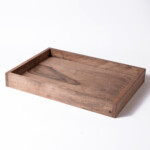 Signature Wooden Tray – Walnut – Large