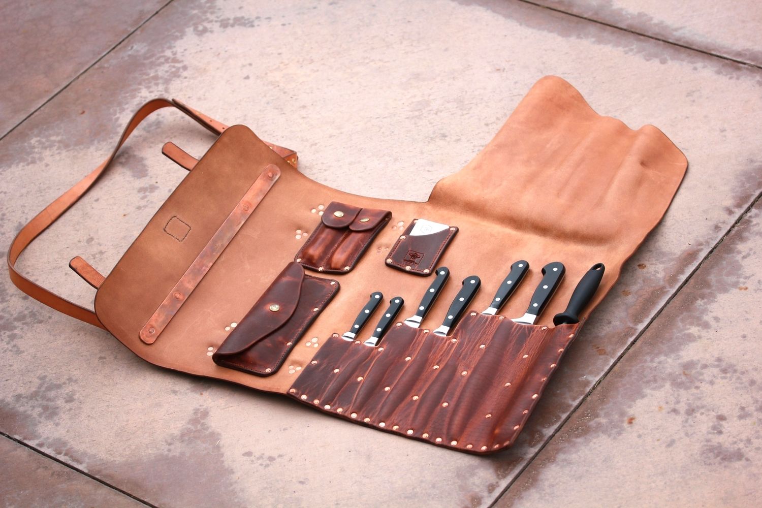 knife roll how to store knives kids at home