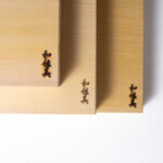 aomori hiba küchenzubehör schneiden schneidebrett japanisch detail