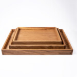 trays oak wooden wooden thick
