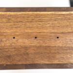 Wooden Kitchen Utensils Holder- holes at the bottom