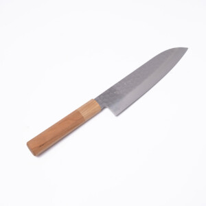 sakai kyuba santoku cherry handle japanese knife stainless steel vg10