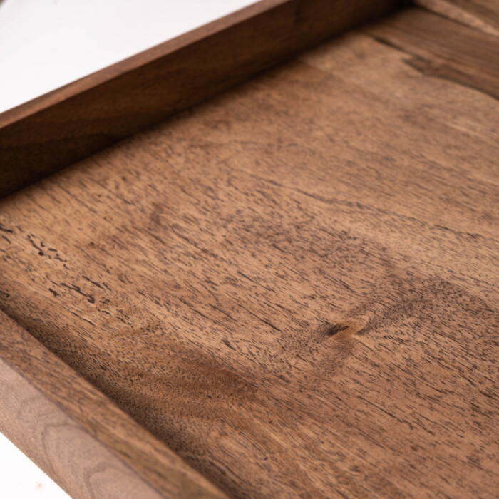 handcrafted wooden tray