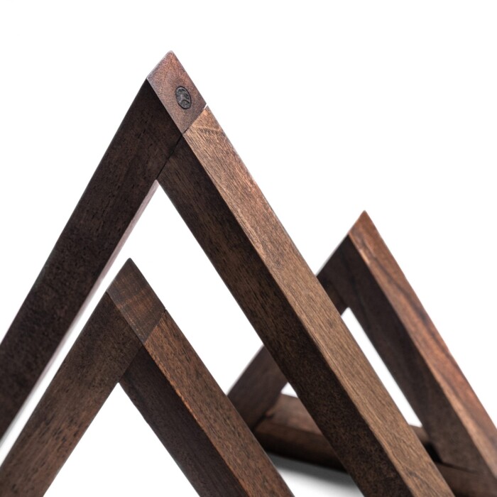 Dark Walnut Trivets Separated