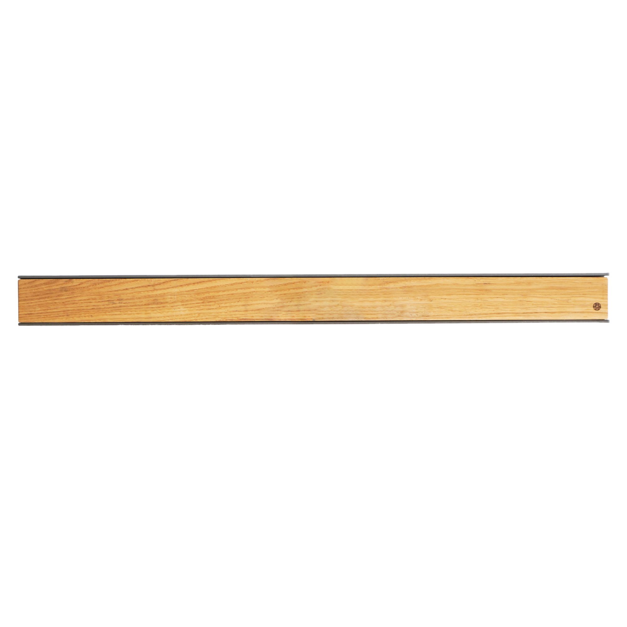 Magnetischer Holz-Messerhalter für die Wandmontage - Eiche Stahl 70cm