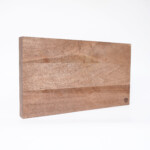 Dark Walnut Kitchen Cutting Board - Medium, diagonal