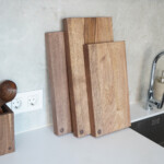 Dark Walnut kitchen cutting boards- Medium, Large, Small