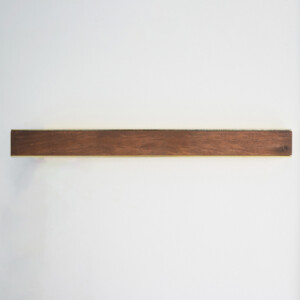 Wall Mounted Magnetic Wood Knife Rack - Walnut Brass 50