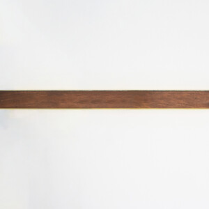 Wall Mounted Magnetic Wood Knife Rack - Walnut Brass 70