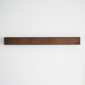 Wall Mounted Magnetic Wood Knife Rack Walnut Steel 50