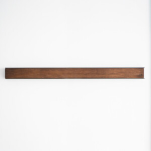 Wandmontiertes magnetisches Holz-Messerregal - Nussbaumstahl 70