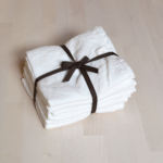 Kitchen Linen Set Of 6 Tea Towels – Pearl White