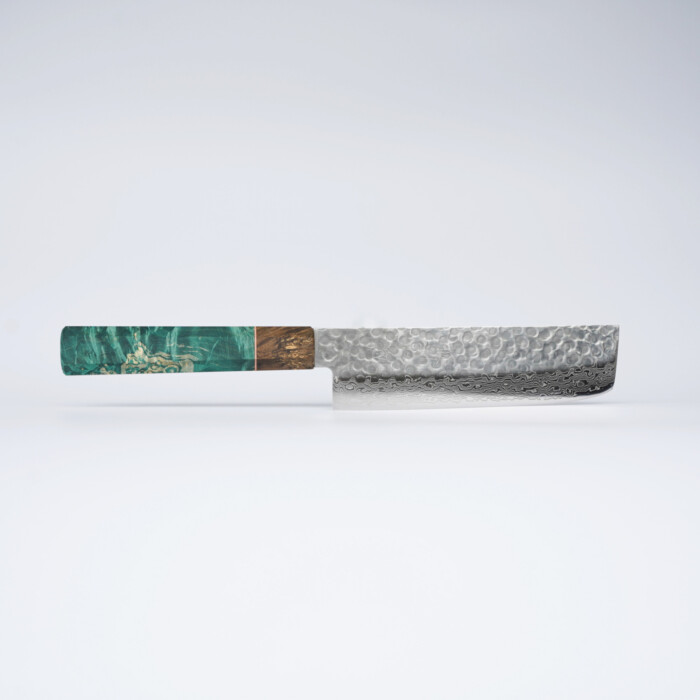 Sakai Kyuba – Vegetable Knife 16cm The Nakiri – Olive Green