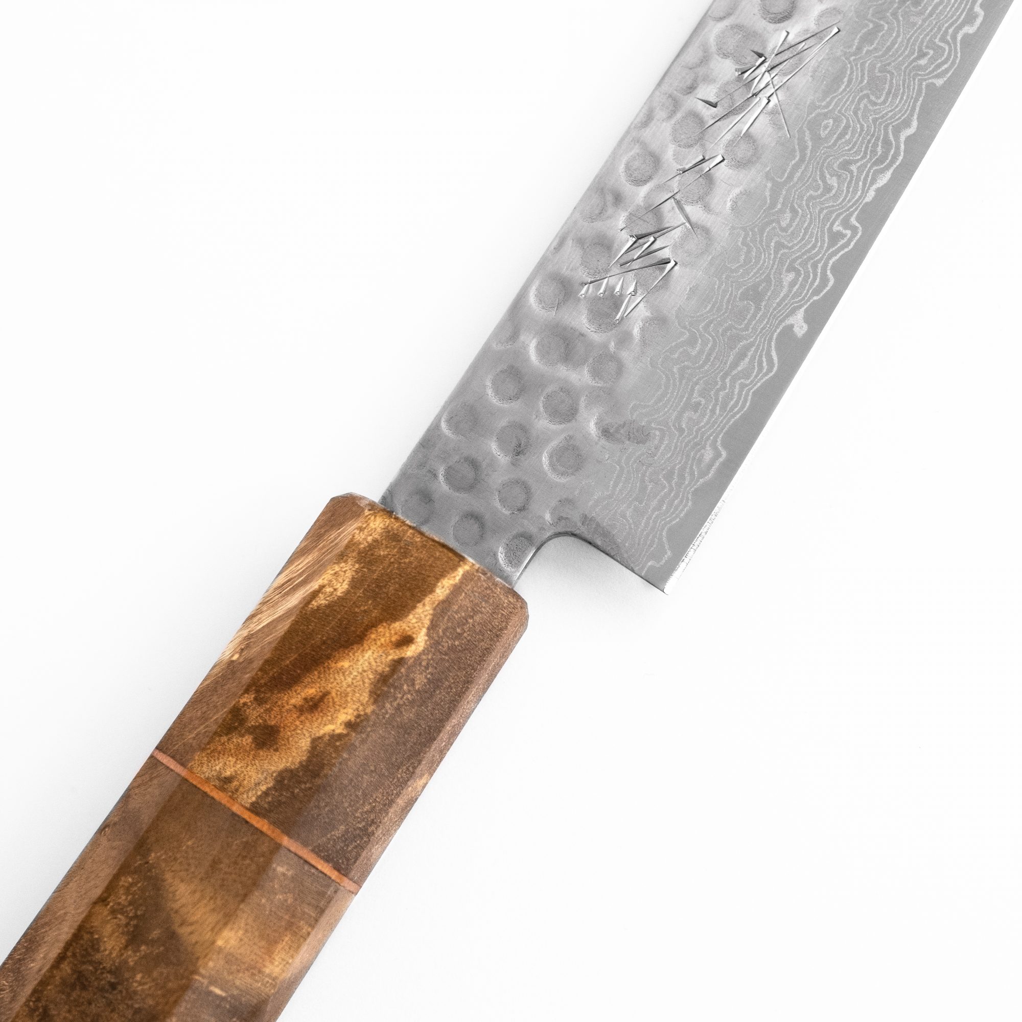 Sakai Kyuba Oishya Petty Paring Knife – Natural Brown Close up
