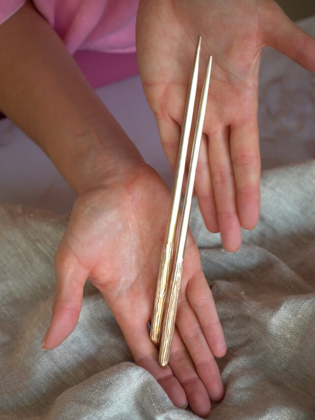how to clean brass utensils chopsticks